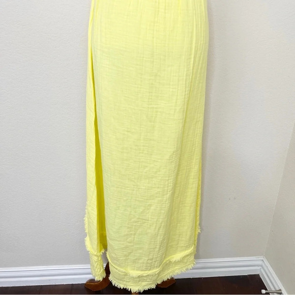 Everyday Ritual Crissie Hi Lo Dress - Pineapple Cotton Bubble Gauze - Picture 8 of 11